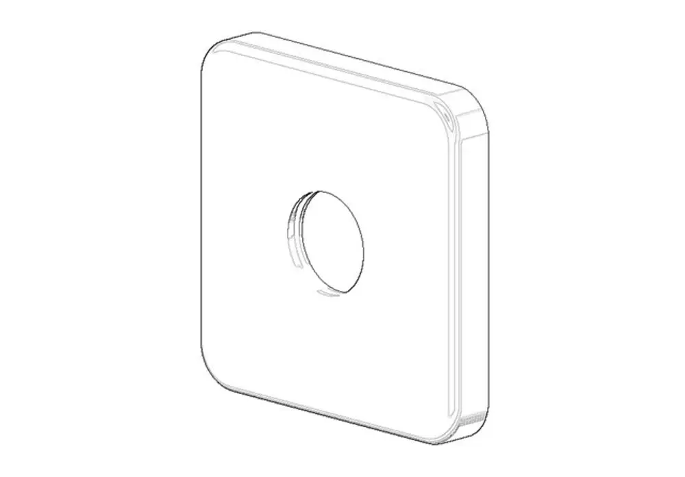 DORNBRACHT Rosette ERSATZTEILE 082796500 63 x 63 x 9 mm Chrom, 082796500-00 Galeriebild 1